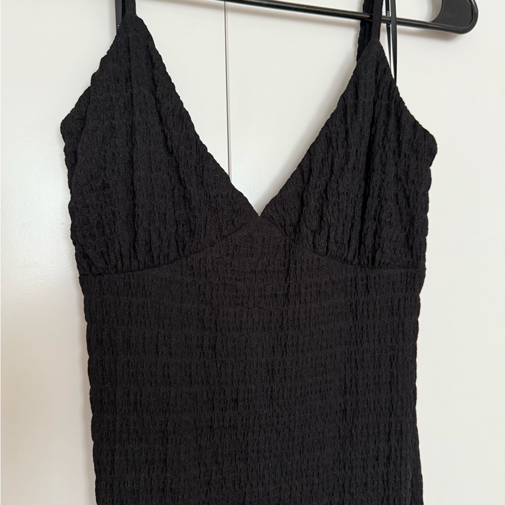 Forever 21 Black Midi Dress